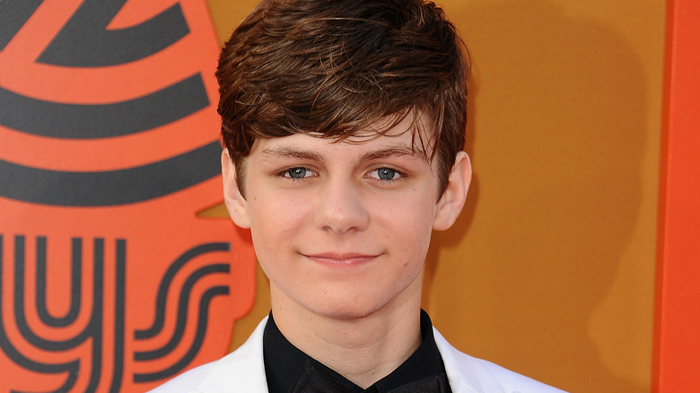 Ty Simpkins smiles