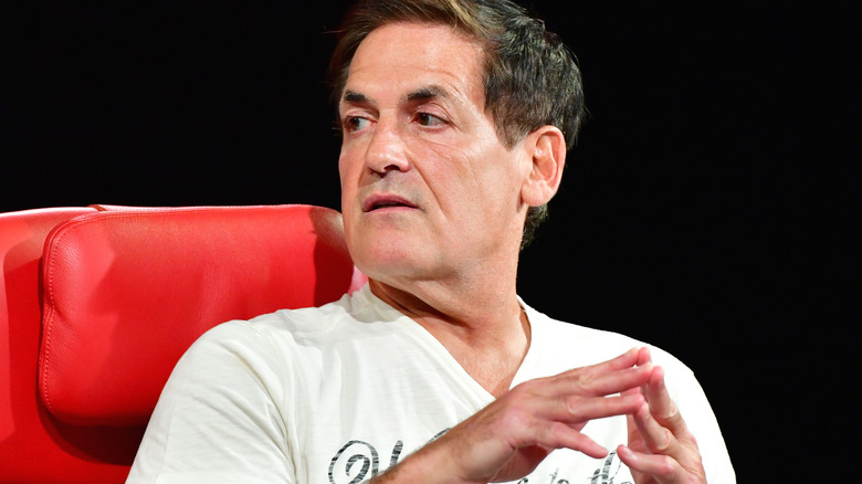 Mark Cuban Pensive Hand Gesture