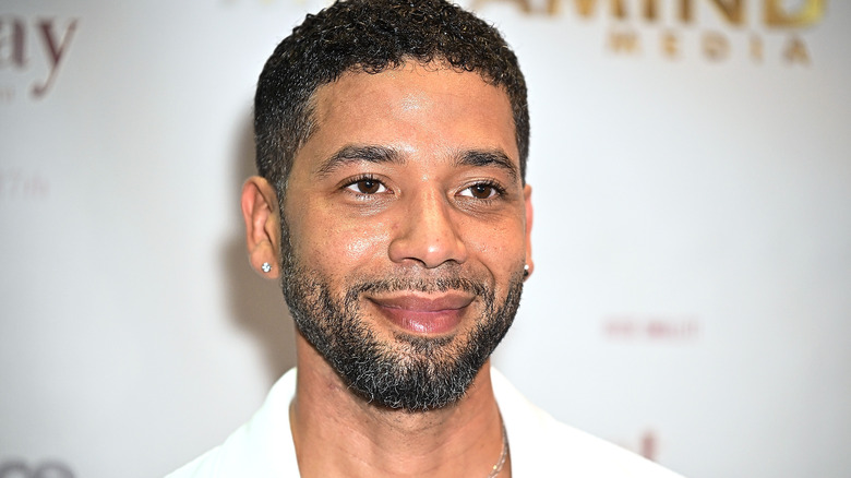 Jussie Smollett smiling