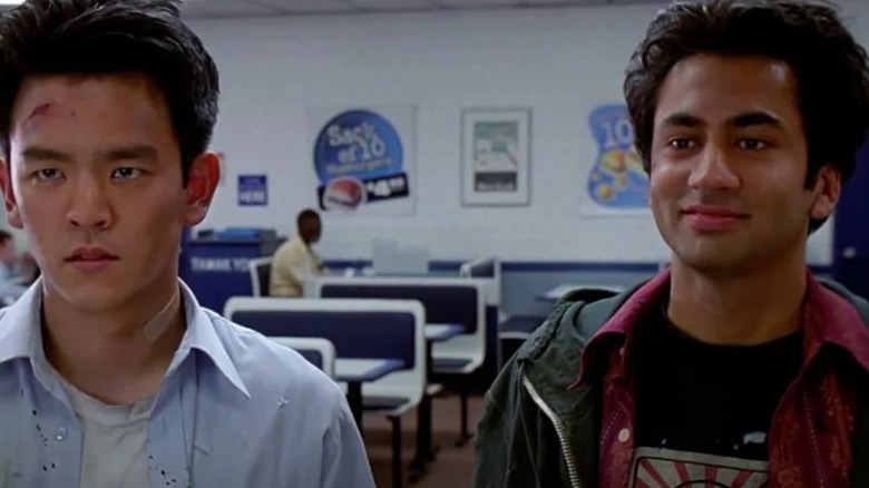 Harold and Kumar standing together