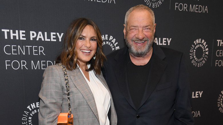 Dick Wolf and Mariska Hargitay smiling 