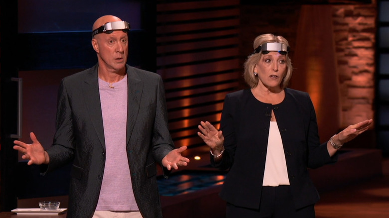 Ken and Allyson speaking on Shark Tank