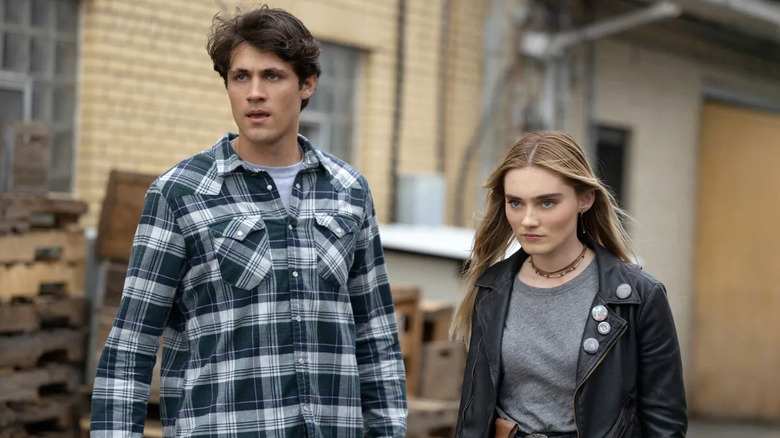Drake Rodger and Meg Donnelly from The Winchesters