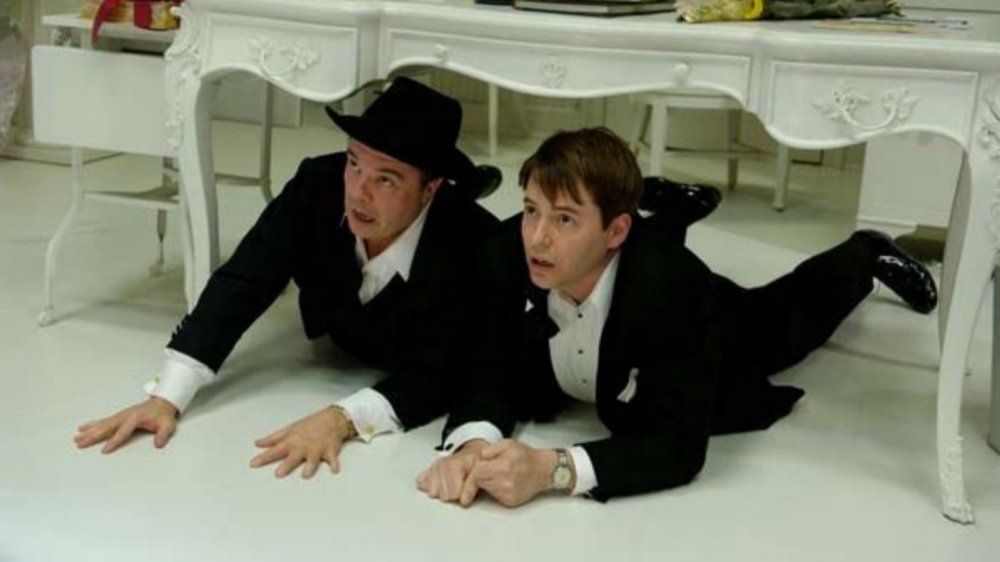 Matthew Broderick as Leopold and Nathan Lane as Max Bialystock in 2005's The Producers