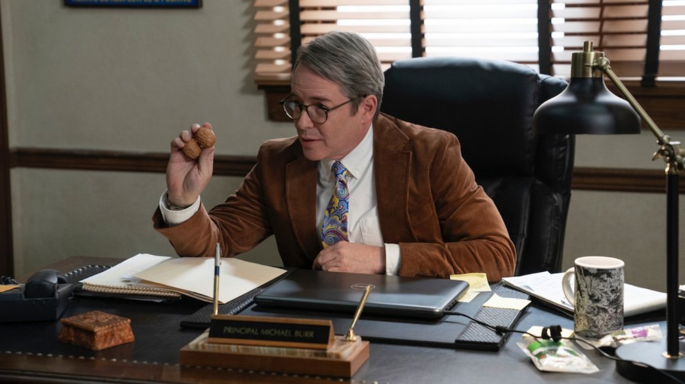 Matthew Broderick as Principal Burr in Netflix's Daybreak