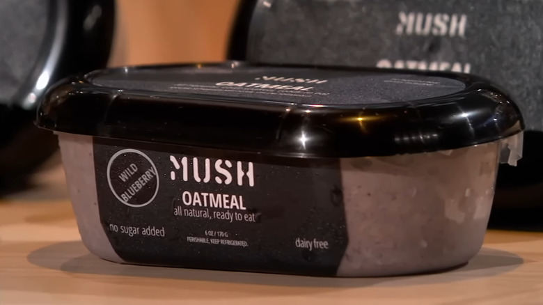 a shot of MUSH overnight oatmeal