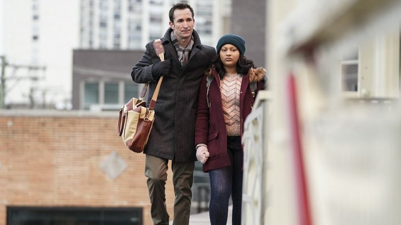 Noah Wyle and Aliyah Royale in The Red Line