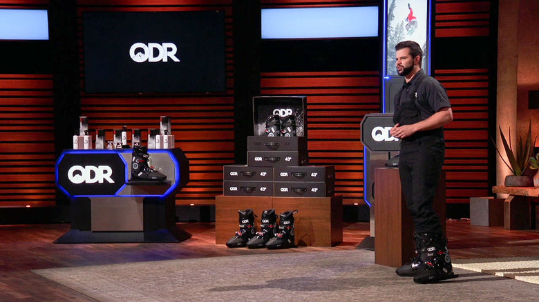 Kevin Greco pitching ODR Skis on Shark Tank