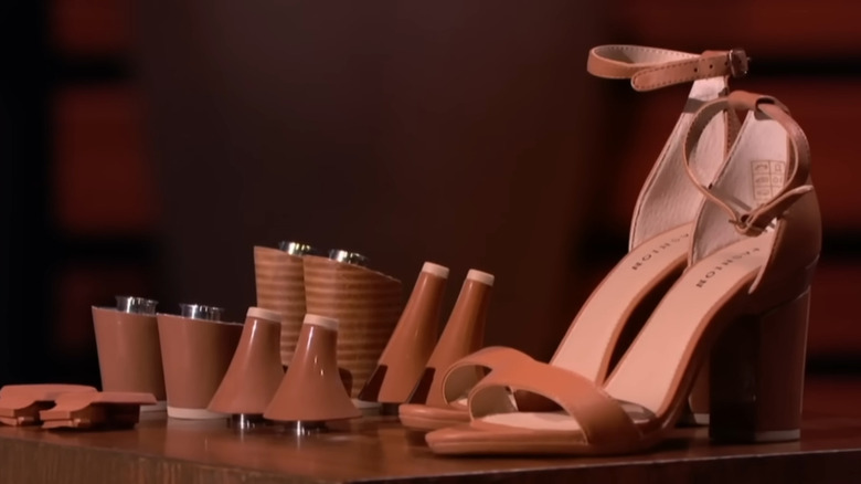 Pashion shoes displayed on Shark Tank