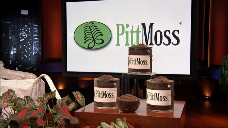 PittMoss display on Shark Tank