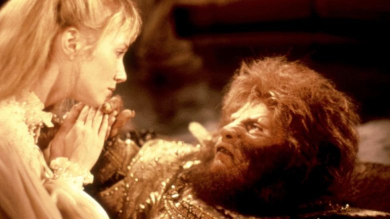 Rebecca De Mornay and John Savage in Beauty and the Beast