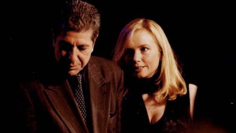 Rebecca De Mornay and Leonard Cohen