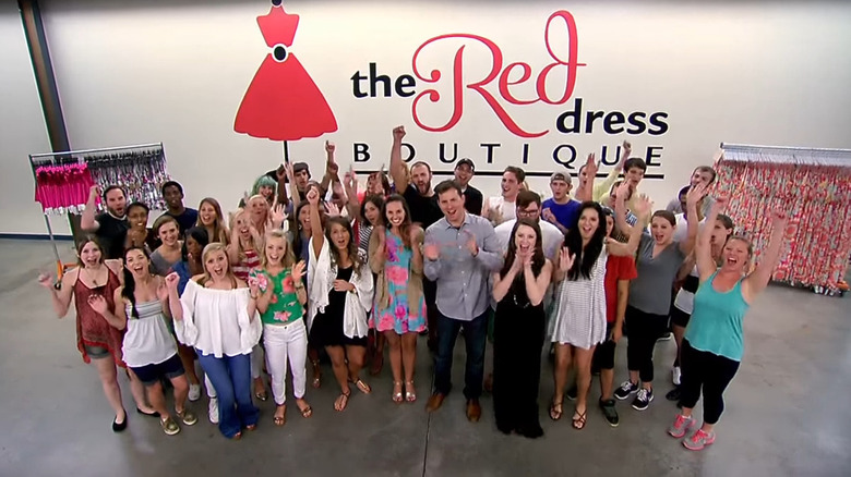 Red Dress Boutique team cheering