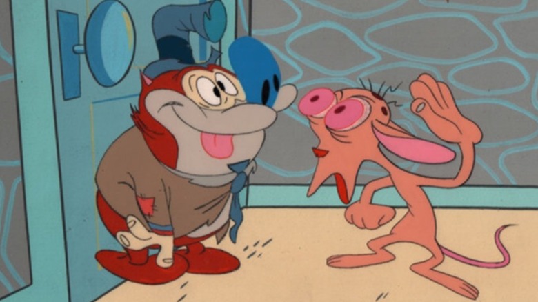 Ren and Stimpy argue