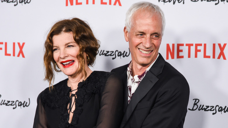 Rene Russo and Dan Gilroy smiling