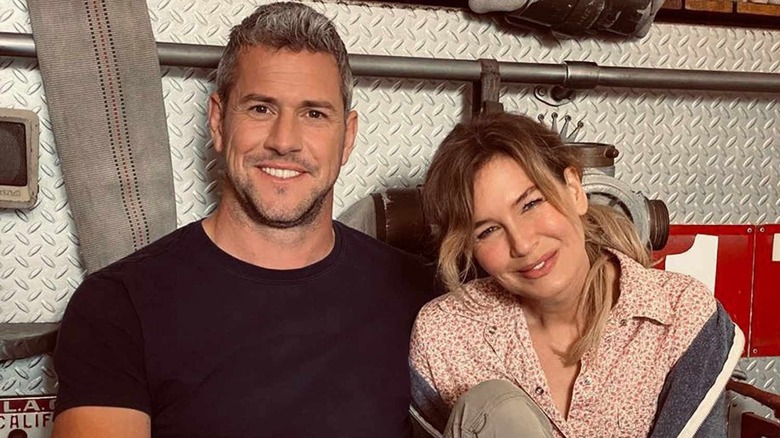 Ant Anstead and Renée Zellweger posing