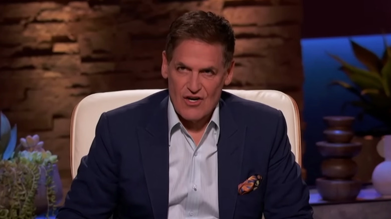 Mark Cuban scowls