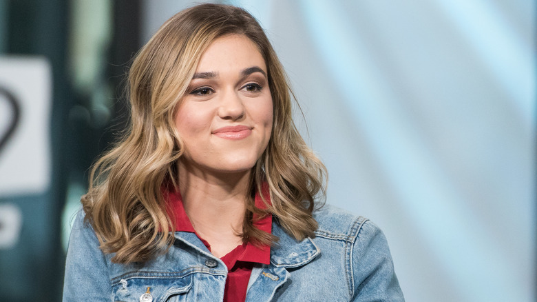 Sadie Robertson Huff smiles