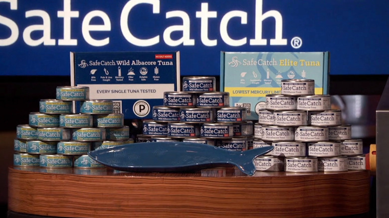 Safe Catch display on Shark Tank