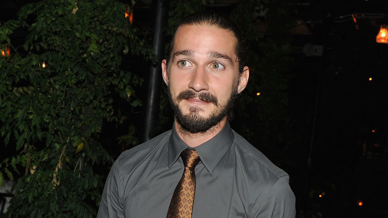 Shia Labeouf with wide eyes