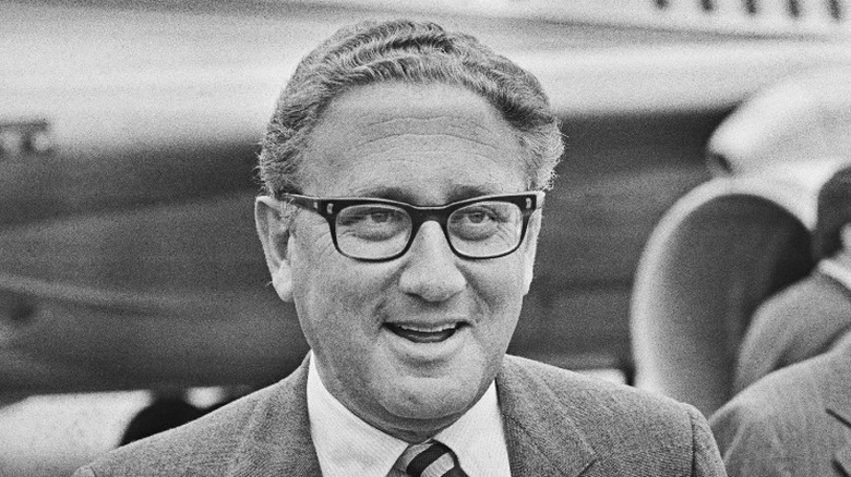 Henry Kissinger talking