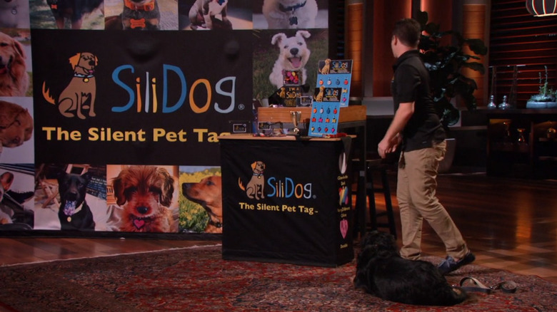 SiliDog display on stage