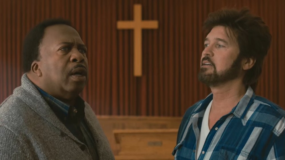 Leslie David Baker and Billy Ray Cyrus in Still the King