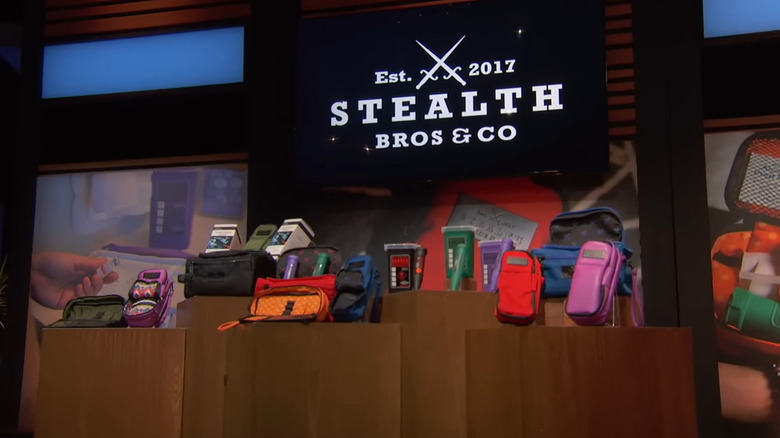 Stealth Bros & Co display being presented