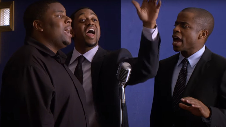 A cappella trio from Psych