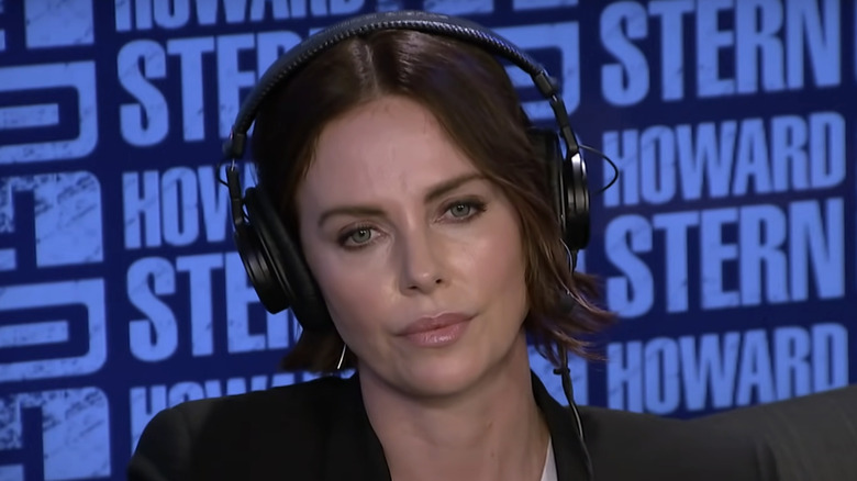 Charlize Theron interviewing with Howard Stern