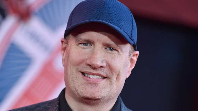 Kevin Feige looks at camera