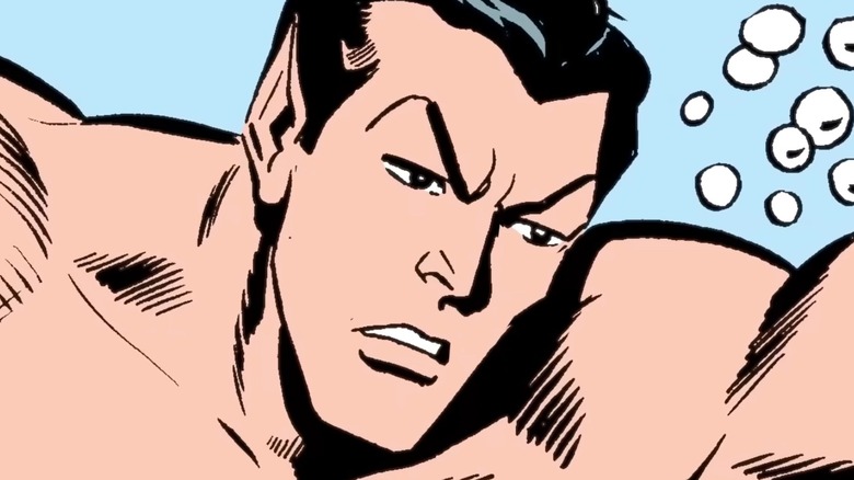 Namor looks away