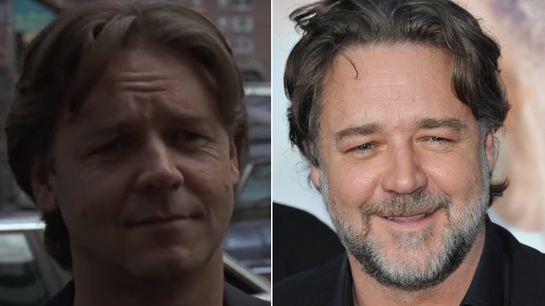 Russell Crowe then and now