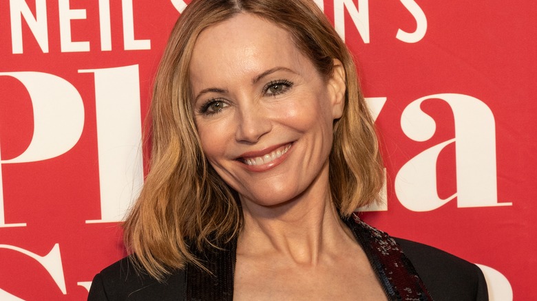 Leslie Mann in close-up