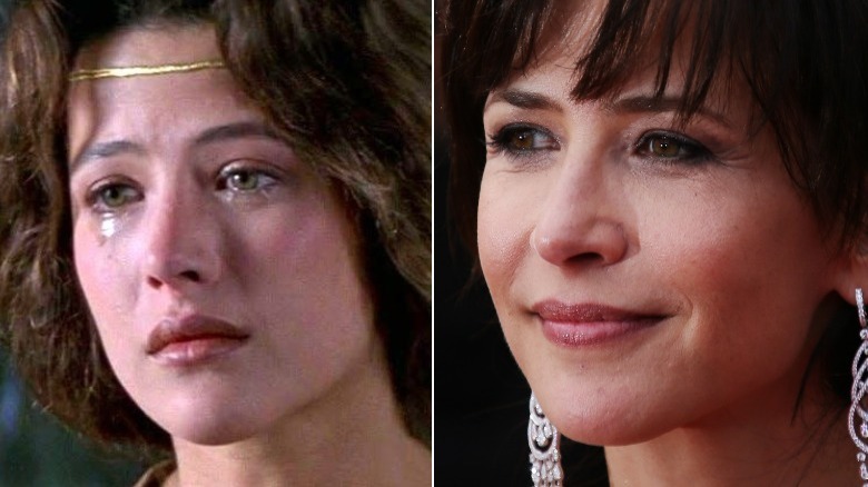 Princess Isabelle cries & Sophie Marceau smiles