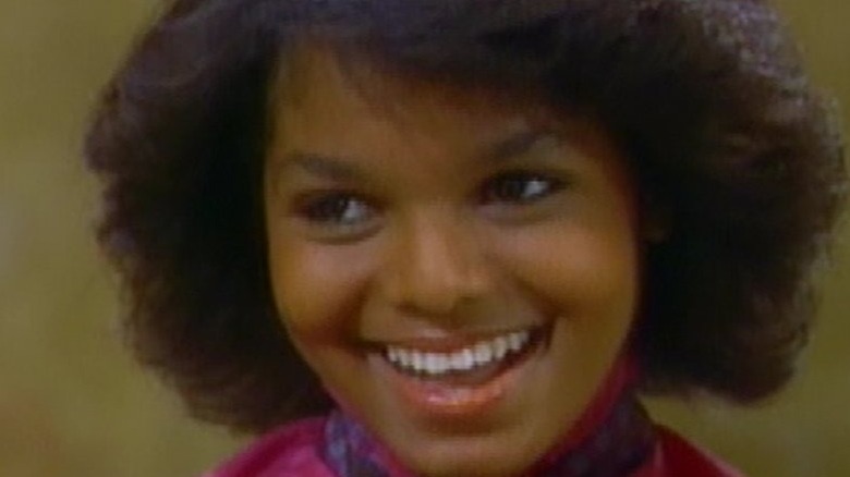 Janet Jackson smiles