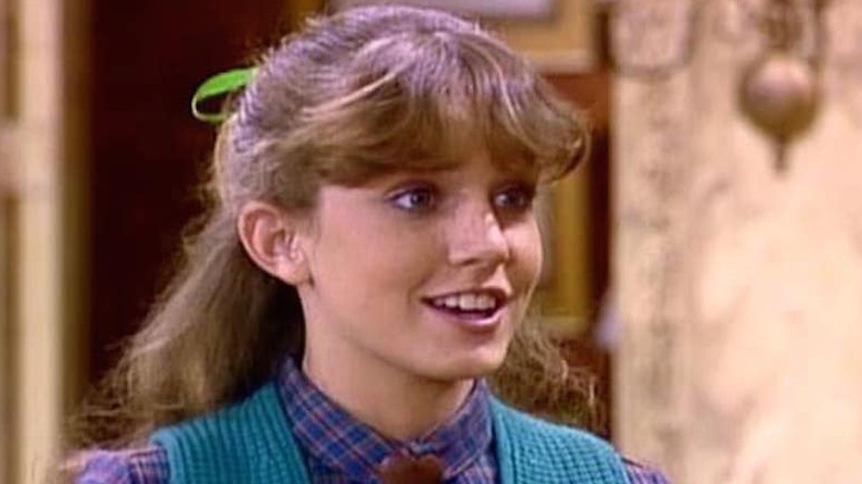 Dana Plato smiles, reacts