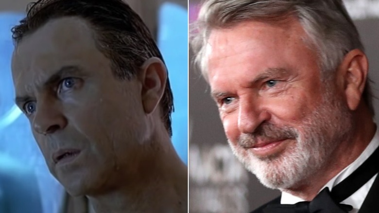 Sam Neill then and now