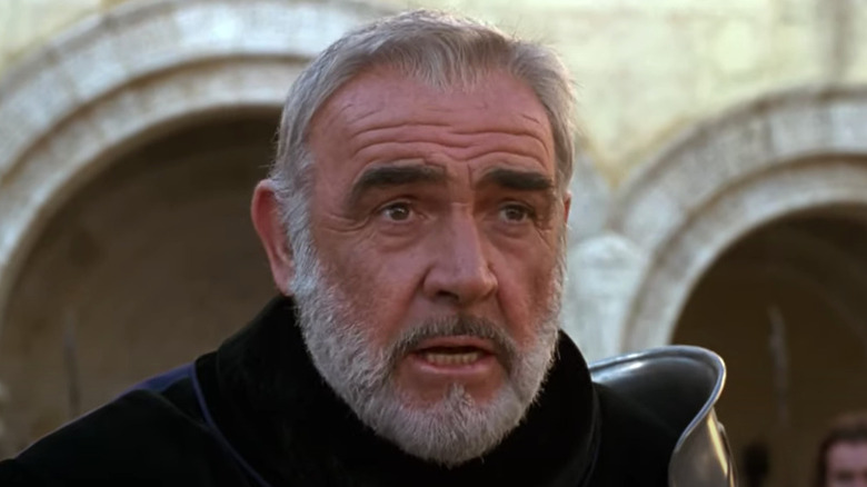 Sean Connery in armor looks upset