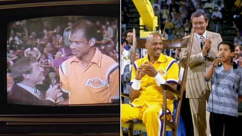 Chick and Kareem in Fletch and in real life