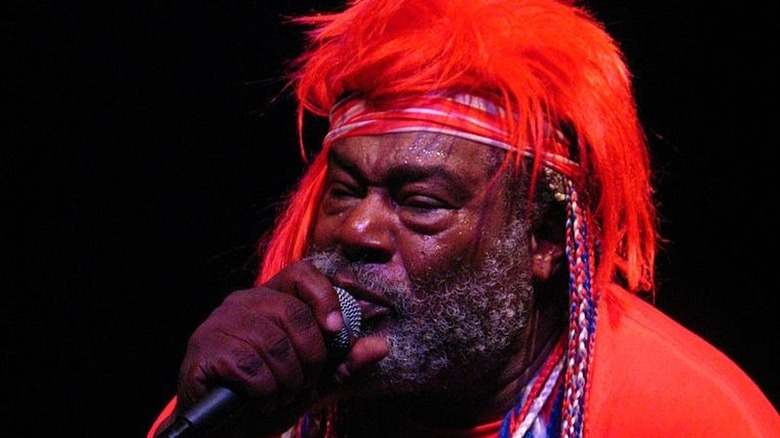 George Clinton performing