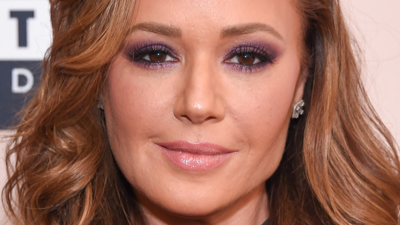 Leah Remini smiling