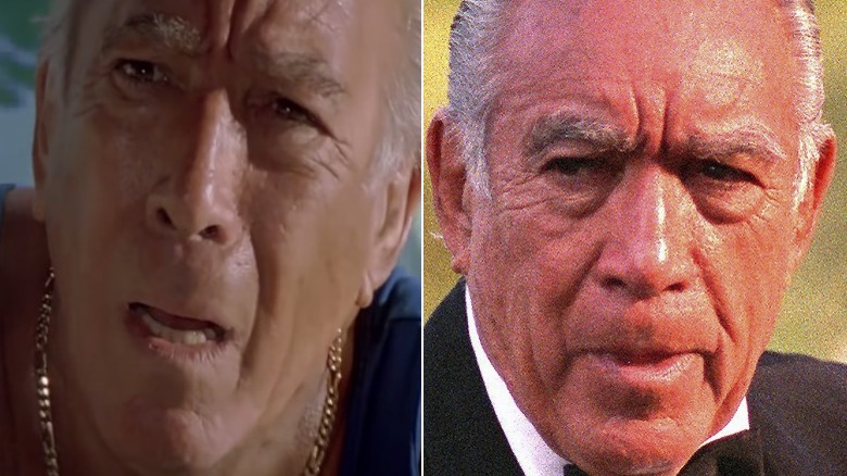 Anthony Quinn then with chain and now