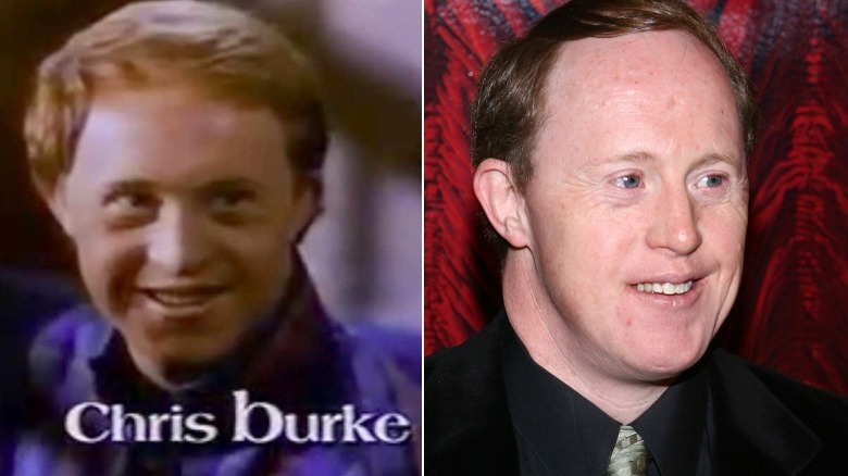 Chris Burke then and now