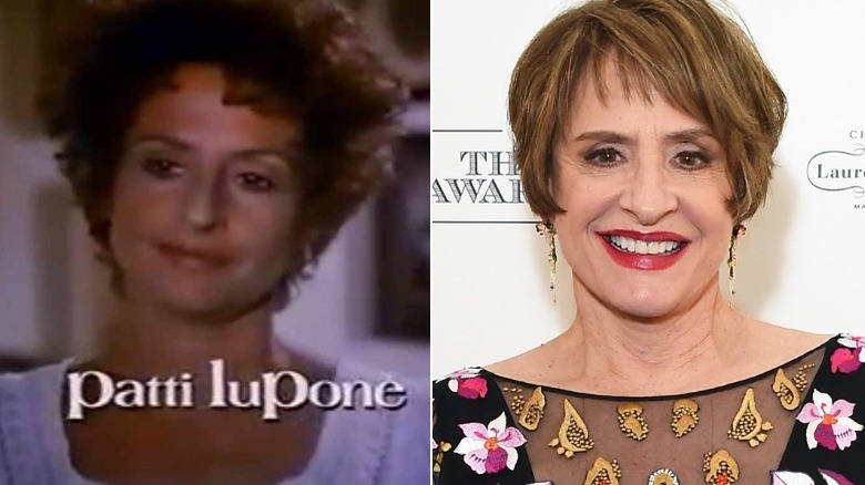 Patti LuPone then and now