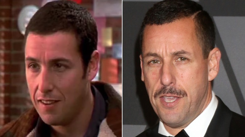 Adam Sandler then and now