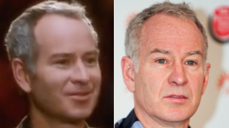 John McEnroe then and now