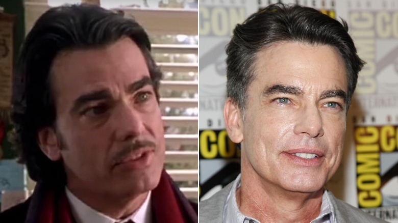 Peter Gallagher then and now