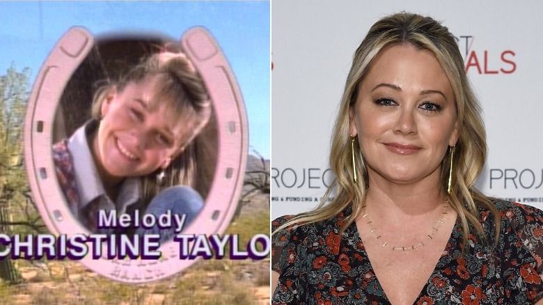 Christine Taylor  then and now