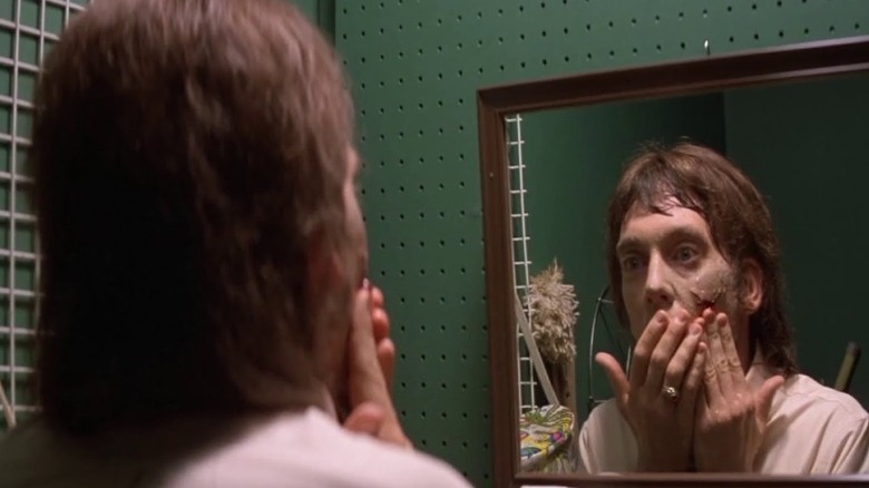 Marty looking in mirror